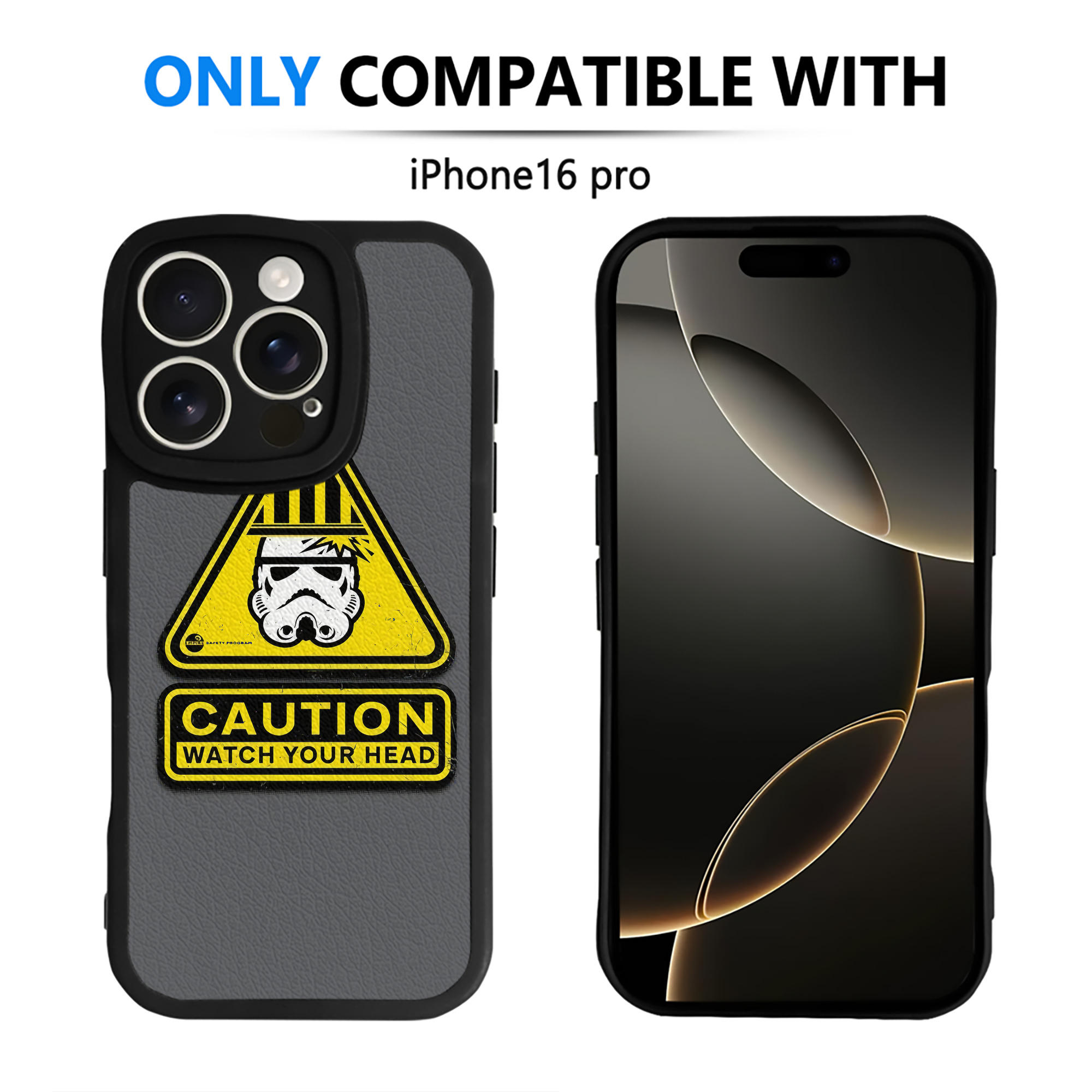 （画像用） スター・ウォーズ Star Wars 【iPhone 16シリーズ対応】シリコンスマホケース（レザー調） 材質：シリコン